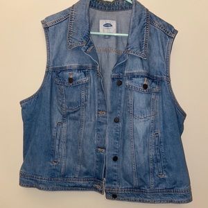 Old navy jean vest